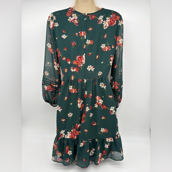 Madewell Green Floral Dress - Picture 3 of 10